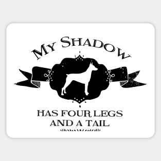 My Doberman Shadow Sticker